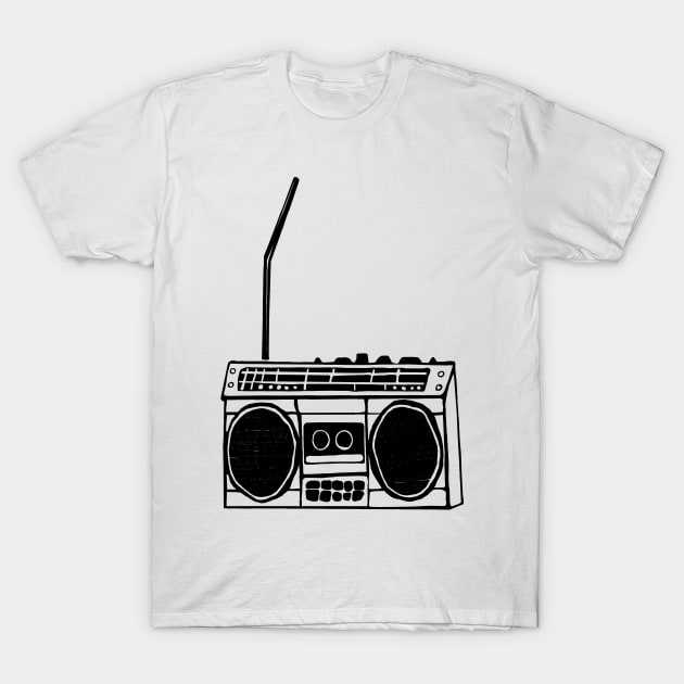 Boombox T-Shirt by msmart